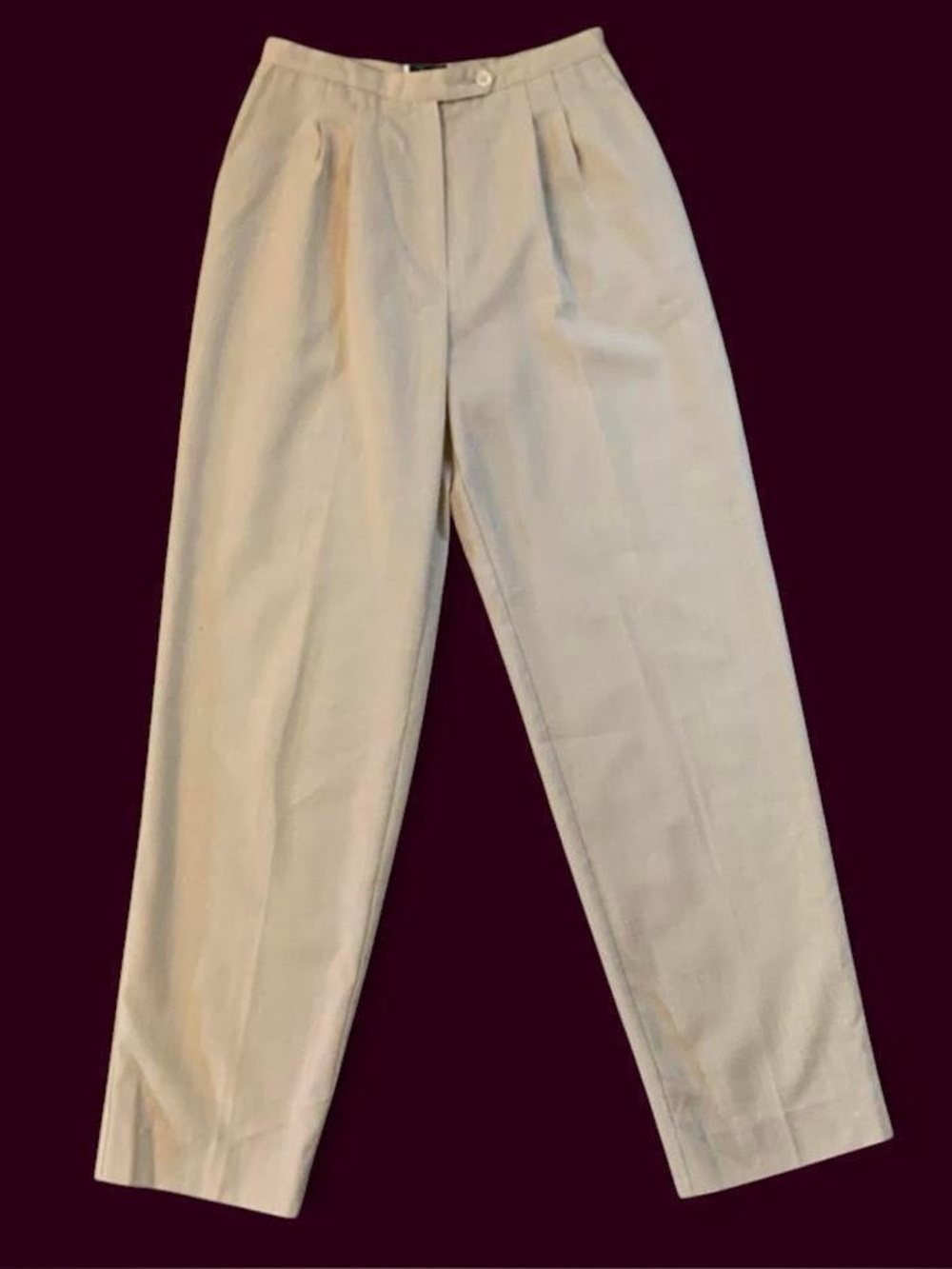 Vintage Cream/Ecru Pleated Pants (Barclay Square)